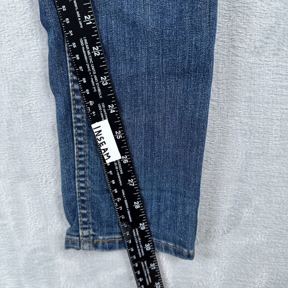 Levi's Skinny Jeans Women Size 7M Bold Curve Ad Wciash Mid Rise Blue - Picture 9 of 11